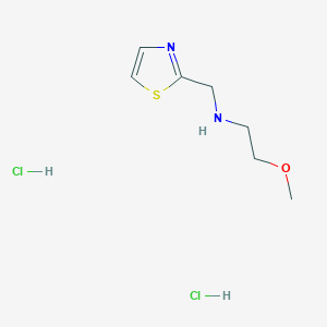 B3089133 (2-Methoxyethyl)(1,3-thiazol-2-ylmethyl)amine dihydrochloride CAS No. 1189981-66-5