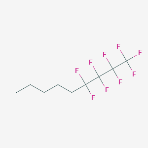 molecular formula C9H11F9 B3089237 1,1,1,2,2,3,3,4,4-Nonafluorononane CAS No. 1190430-21-7