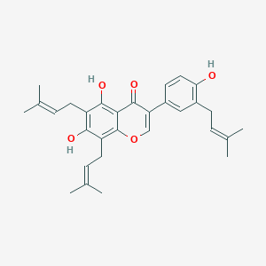 molecular formula C30H34O5 B3089255 Euchrenone b1 CAS No. 119061-09-5