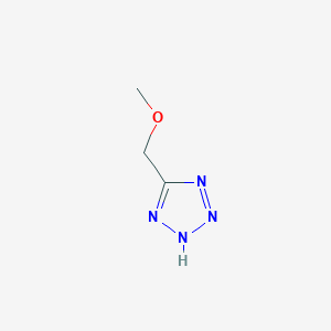 molecular formula C3H6N4O B3089311 5-(methoxymethyl)-2H-tetrazole CAS No. 119151-10-9