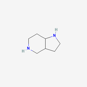 molecular formula C7H14N2 B3089609 Octahydro-1H-pyrrolo[3,2-C]pyridine CAS No. 1196154-74-1