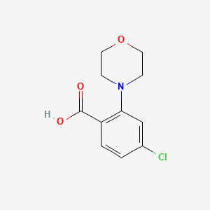 4-Chloro-2-morpholinobenzoic acid