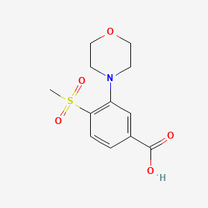 4-(Methylsulfonyl)-3-morpholinobenzoic Acid