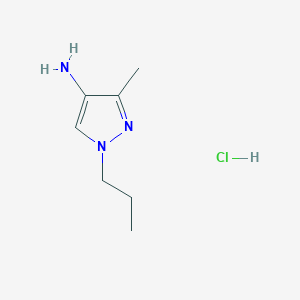 3-Methyl-1-propyl-1H-pyrazol-4-amine hydrochloride