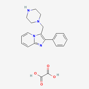 2-Phenyl-3-(piperazin-1-ylmethyl)imidazo[1,2-a]pyridine oxalate
