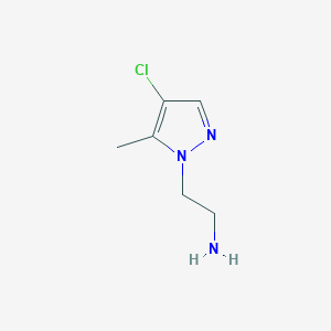 2-(4-chloro-5-methyl-1H-pyrazol-1-yl)ethanamine