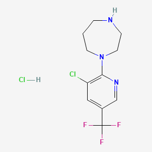 1-(3-Chloro-5-(trifluoromethyl)pyridin-2-yl)-1,4-diazepane hydrochloride