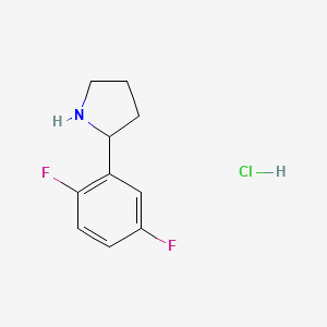 2-(2,5-Difluorophenyl)pyrrolidine hydrochloride