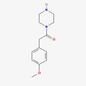 2-(4-Methoxyphenyl)-1-(piperazin-1-yl)ethanone