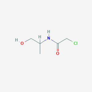 molecular formula C5H10ClNO2 B3089797 2-chloro-N-(1-hydroxypropan-2-yl)acetamide CAS No. 119907-19-6