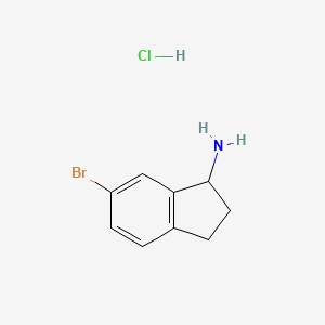 6-Bromo-2,3-dihydro-1H-inden-1-amine hydrochloride