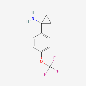 1-[4-(Trifluoromethoxy)phenyl]cyclopropanamine