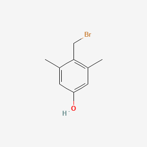 molecular formula C9H11BrO B3089868 4-(Bromomethyl)-3,5-dimethylphenol CAS No. 1201784-85-1