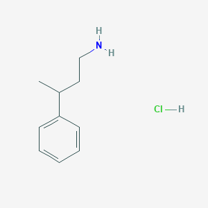 molecular formula C10H16ClN B3089869 (3-Phenylbutyl)amine hydrochloride CAS No. 1201907-52-9