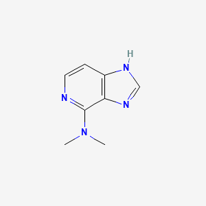 molecular formula C8H10N4 B3090067 N,N-dimethyl-1H-imidazo[4,5-c]pyridin-4-amine CAS No. 120537-51-1