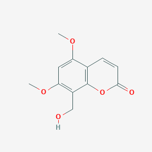 molecular formula C12H12O5 B3090139 Murrayacarpin B CAS No. 120693-44-9