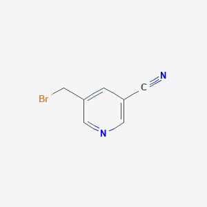molecular formula C7H5BrN2 B3090421 5-(Bromomethyl)nicotinonitrile CAS No. 1211530-54-9