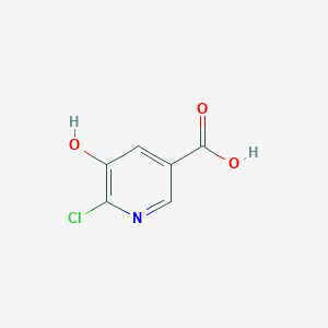 molecular formula C6H4ClNO3 B3090428 6-Chloro-5-hydroxynicotinic acid CAS No. 1211531-26-8
