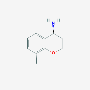 molecular formula C10H13NO B3090653 (R)-8-Methylchroman-4-amine CAS No. 1213065-29-2