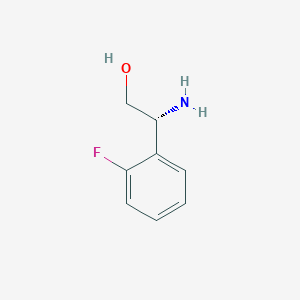 molecular formula C8H10FNO B3090787 (R)-2-Amino-2-(2-fluorophenyl)ethanol CAS No. 1213876-57-3