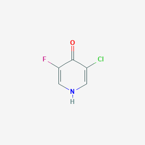 molecular formula C5H3ClFNO B3090853 3-Chloro-5-fluoro-4-hydroxypyridine CAS No. 1214327-70-4