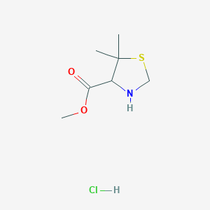 Methyl 5,5-dimethyl-1,3-thiazolidine-4-carboxylate hydrochloride