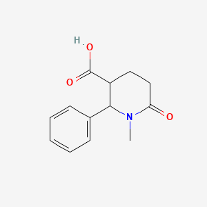 1-Methyl-6-oxo-2-phenylpiperidine-3-carboxylic acid