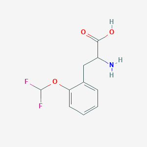 2-Amino-3-[2-(difluoromethoxy)phenyl]propanoic acid