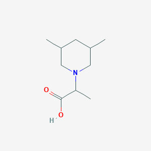 2-(3,5-Dimethylpiperidin-1-yl)propanoic acid