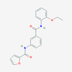 molecular formula C20H18N2O4 B309173 N-{3-[(2-ethoxyanilino)carbonyl]phenyl}-2-furamide 