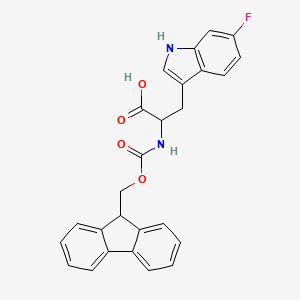 Fmoc-6-fluoro-DL-tryptophan