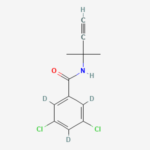 molecular formula C12H11Cl2NO B3091887 Propyzamide-d3 (phenyl-2,4,6-d3) CAS No. 1219805-79-4