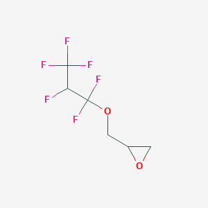 molecular formula C6H6F6O2 B3092170 3-(2H-hexafluoropropoxy)-1,2-propenoxide CAS No. 122502-53-8