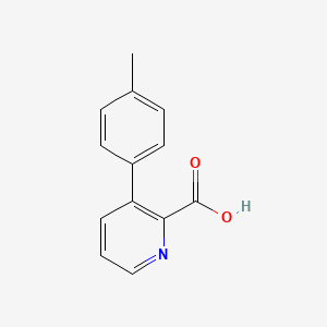 molecular formula C13H11NO2 B3092186 3-(4-Methylphenyl)picolinic acid CAS No. 1225506-25-1
