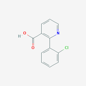 molecular formula C12H8ClNO2 B3092239 2-(2-CHLOROPHENYL)NICOTINIC ACID CAS No. 1226215-53-7