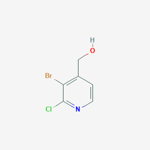 molecular formula C6H5BrClNO B3092353 (3-Bromo-2-chloropyridin-4-yl)methanol CAS No. 1227502-15-9
