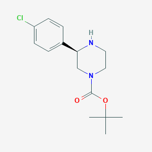 tert-Butyl (R)-3-(4-chlorophenyl)piperazine-1-carboxylate