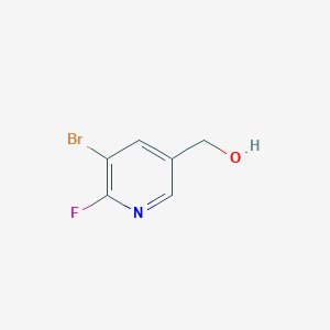 molecular formula C6H5BrFNO B3092562 (5-Bromo-6-fluoropyridin-3-yl)methanol CAS No. 1228897-77-5