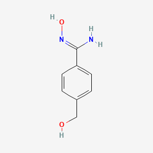 molecular formula C8H10N2O2 B3092617 N'-hydroxy-4-(hydroxymethyl)benzenecarboximidamide CAS No. 1233243-49-6