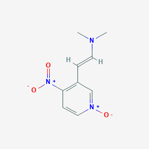 B3092661 (E)-3-(2-(Dimethylamino)vinyl)-4-nitropyridine 1-oxide CAS No. 123367-22-6