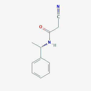 molecular formula C11H12N2O B3092966 (S)-2-cyano-N-(1-phenylethyl)acetamide CAS No. 1240041-69-3