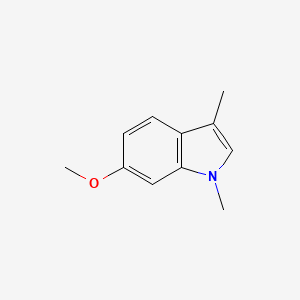 molecular formula C11H13NO B3092994 6-Methoxy-1,3-dimethyl-1H-indole CAS No. 124043-80-7