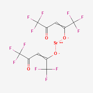 molecular formula C10H2F12O4S B3093512 strontium;1,1,1,5,5,5-hexafluoro-4-oxopent-2-en-2-olate CAS No. 1245785-21-0