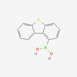 molecular formula C12H9BO2S B3093523 Dibenzothiophene-1-boronic acid CAS No. 1245943-60-5
