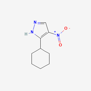 B3093681 3-cyclohexyl-4-nitro-1H-pyrazole CAS No. 1247187-59-2