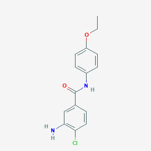B309396 3-amino-4-chloro-N-(4-ethoxyphenyl)benzamide CAS No. 791798-50-0
