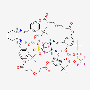 Cyc-Oligo Bis[(1S,2S)-(-)-1,2-cyclohexanediamino-N,N'-bis(3,3'-di-t-Bu-salicylidene) Co(III)OTf]-5,5'-bis(2-carboxyEt)ether
