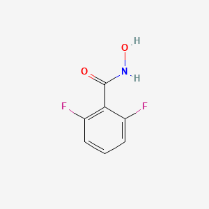 molecular formula C7H5F2NO2 B3094042 2,6-difluoro-N-hydroxybenzamide CAS No. 125309-34-4