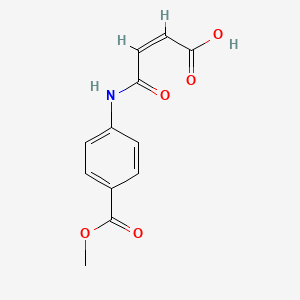 molecular formula C12H11NO5 B3094080 (2Z)-3-{N-[4-(methoxycarbonyl)phenyl]carbamoyl}prop-2-enoic acid CAS No. 125407-30-9