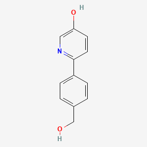 B3094127 6-(4-(Hydroxymethyl)phenyl)pyridin-3-ol CAS No. 1255634-42-4